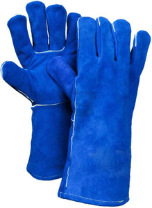 Gants de soudage en cuir personnalisés à manches longues, résistants à la chaleur, pour soudeurs TIG, design haut de gamme 2026 - Product Image 2