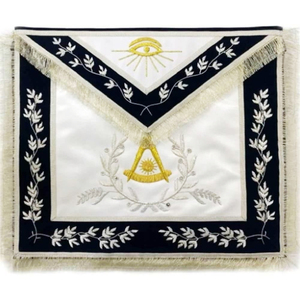Master Custom Master Garment Mason Regalia Traditional Round Masonic Apron Pillars Sun Moon Square Regalia Masonic Aprons - Product Image 5