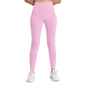 Legging de yoga noir décontracté pour femme, nouveau modèle, personnalisé avec logo, pour fitness et activités de plein air, vente en gros - Product Image 1