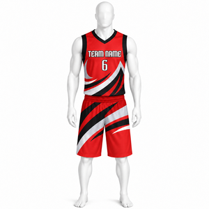 Nouvel uniforme de basket-ball de haute qualité pour équipe, en vente, service OEM, impression par sublimation complète - Product Image 3
