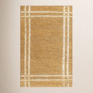 Minimalistic design Scalloped <b>Runner</b> rug for Meditation made of 100% Natural Jute fibers Custom Area Rugs from India - Product Image 3
