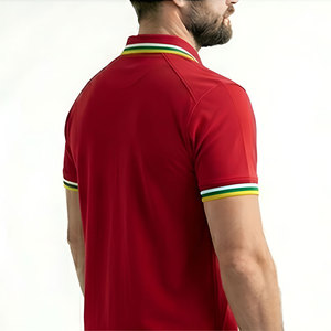 Camiseta Polo para Hombre, Servicio OEM, Tejido de Fácil Cuidado, Estilo de Vida Relajado, Ropa Urbana, Tendencia de Moda, Versátil, Vintage - Product Image 4