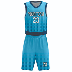 Camiseta de Baloncesto Reversible Económica con Estampado por Sublimación, Personalizada OEM, de Secado Rápido, con Cuello en V - Product Image 2
