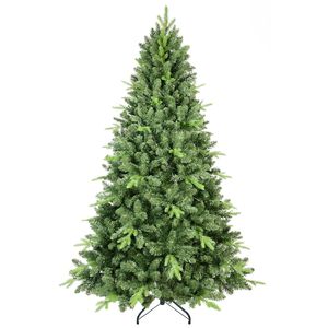 Sapin de Noël artificiel de 1,5 m, pointes mixtes PE/PVC, sapin d'épinette articulé non éclairé pour usage intérieur et extérieur - Product Image 1