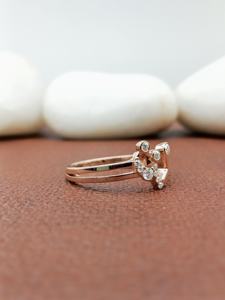 Anillo de Compromiso y Boda D'VINS JEWELS con Forma Moderna, Diamante Cultivado en Laboratorio, Corte Brillante, Color D, Chapado en Oro Blanco - Product Image 4