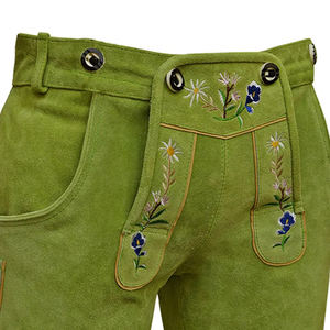 Lederhosen pour hommes pour le festival de la bière allemande – Costume bavarois de haute qualité avec finition en daim doux et l'attrait traditionnel des Trachten - Product Image 3