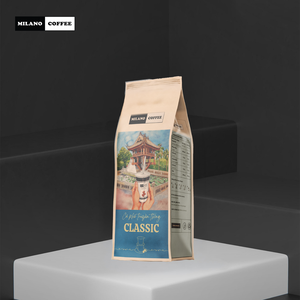 กาแฟโรบัสต้าคั่วเข้มบดละเอียด 250 กรัม บรรจุถุงคราฟท์ รสเนยเกลือ สำหรับชงแบบฟินดิร์ปดั้งเดิม - Product Image 4