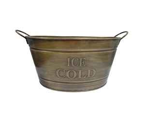 Elegant Embossed <b>Drink</b> <b>Cooler</b> Tub for Special Occasions and Event Decoration - Product Image 2