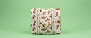 Sac fourre-tout matelassé en coton imprimé léopard avec fermeture éclair pour le shopping et les trajets quotidiens - Product Image 2