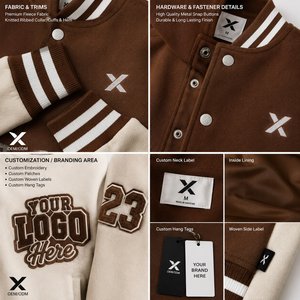 Chaqueta Varsity Corta para Mujer, Manga Larga, Cuello Camisero, Color en Contraste, Forro Polar, Ropa de Otoño, Suave y Cómoda, Estilo Urbano - Product Image 5