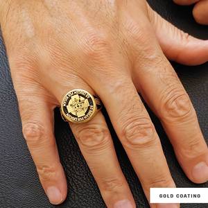 Bague BOJ RCJ 005 personnalisée en argent et diamant, bague de diplôme universitaire unisexe, cadeau pour les occasions de fête, prix bas - Product Image 5