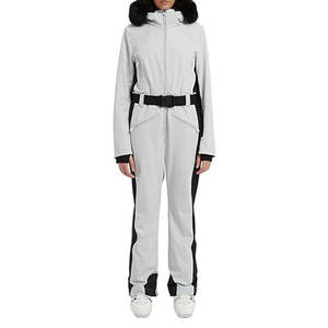 Traje de esquí de una pieza para mujer, traje de snowboard ajustado, aislado, impermeable, a prueba de viento, mono para deportes de invierno, cálido para exteriores - Product Image 2