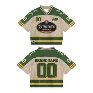 Camiseta Deportiva de Manga Corta para Hombre, Personalizada, de Alta Calidad, Estilo Oversize, Malla Atlética, para Fútbol Americano, Corte Recto - Product Image 6