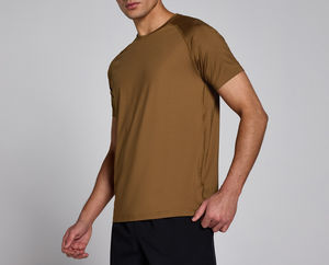 T-shirt pour homme en coton 100% de qualité supérieure, 180g, tricoté, couleur unie, antibactérien, anti-boulochage, séchage rapide - Product Image 6
