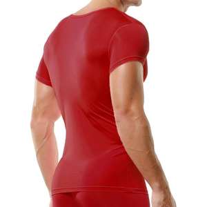 T-shirt de sport pour homme en coton 100% de qualité supérieure - Séchage rapide, respirant, vêtements de fitness avec design professionnel pour adultes - Product Image 3