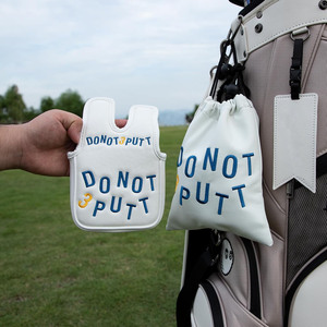 Pochette de golf en cuir véritable de qualité supérieure avec porte-tee, offrant une portabilité compacte et une fonctionnalité élégante pour un usage quotidien, au prix de gros. - Product Image 1