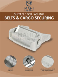 Boucle à came en alliage de zinc de 50 mm, 900 kg (1984 lb), pour sangle de fixation - Product Image 3