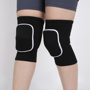 Genouillère de protection professionnelle pour le sport, en matériau extensible, confortable, avec soutien par compression et design respirant pour l'exercice - Product Image 3