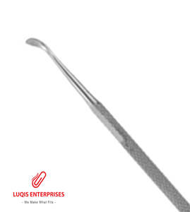 เครื่องมือผ่าตัดแบบปลายคู่รูปทรงช้อน สำหรับยกกระดูกอ่อนจมูก ใช้ในศัลยกรรมจมูกและหู คอ จมูก ทำจากสแตนเลส - Product Image 2