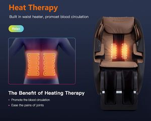 Silla de Masaje Reclinable de Alta Calidad, Silla de Masaje Corporal Completo con Control Remoto, Elegante y Popular - Product Image 5