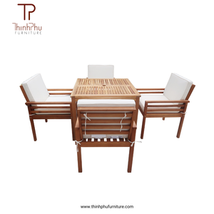Contemporary Outdoor Rattan <b>Garden</b> <b>Chair</b> Eco-friendly Foldable Solid <b>Wood</b> Frame for Restaurant Hotel Kitchen Courtyard Villa - Product Image 2