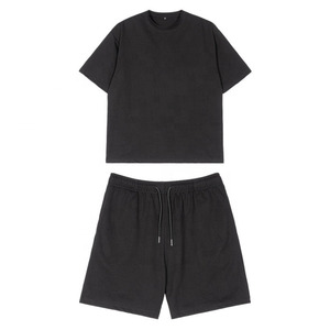 Male Casual Cotton Men Short <b>Set</b> Fashion Side Striped Men's <b>Twin</b> <b>Set</b> Short Sleeve T-shirt Drawstring Shorts <b>Sets</b> for Men - Product Image 4