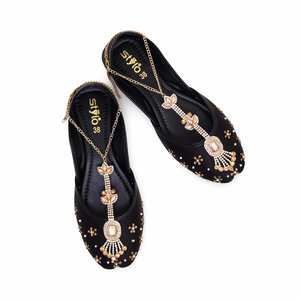 Black Fancy Khusa EC8495 Pisos de Mujer - Product Image 1