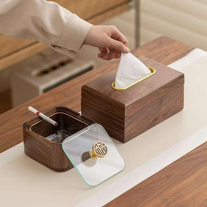 Caja de pañuelos de madera creativa y personalizada, muy vendida en fábrica, para uso diario en el hogar. - Product Image 6