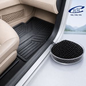 Tapis de sol automobile en TPE et SEBS, souple, durable, inodore, qualité injection, couleur et dureté personnalisables, certifié ISO (ÉCHANTILLON) - Product Image 1