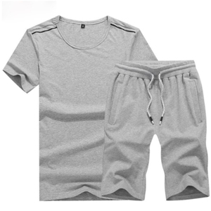 Conjunto de Shorts Casuales de Verano para Hombre, Personalizados con Logotipo, 2 Piezas, Cintura Elástica Transpirable, OEM ODM, Venta al Por Mayor - Product Image 1