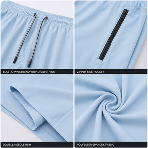 Shorts de sport modernes pour hommes, pour la gym, le crossfit, l'entraînement, les activités quotidiennes, avec contrôle de l'humidité et antibactériens. - Product Image 5