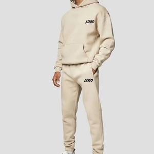 Wholesale Men OEM Custom Cotton Winter Streetwear Tracksuits For Men Plus Size Breathable Sweat <b>Suits</b> Set High Quality Durable - Product Image 1