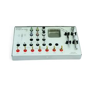 ชุดเครื่องมือเจาะผ่าตัดแบบแมนนวลสำหรับการปลูกถ่ายฟัน พร้อมประแจแรงบิดและหัวไขควงหกเหลี่ยม เคลือบเงิน ทำจากสแตนเลสสตีล ได้รับการรับรองมาตรฐาน CE - Product Image 4