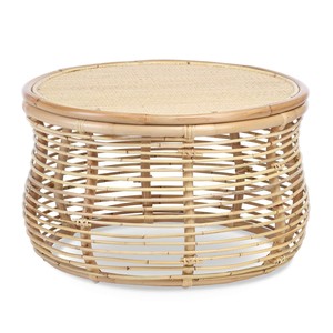 Juego de mesas de centro apilables de ratán de alta calidad, muebles hermosos para decorar salas de estar - Product Image 2