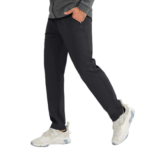 Pantalon de jogging athlétique pour homme en velours côtelé, 100 % coton écologique, respirant, avec taille élastique, pour performance active - Product Image 5