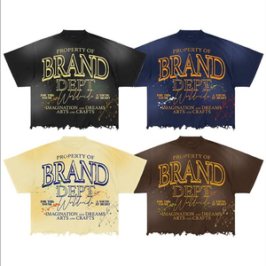 High Quality Letter Printing T Shirt Men Clothing White Cartoon Cotton Fashion Hot Diamond Printed <b>Tshirt</b> for Men - Product Image 5