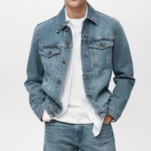 Chaquetas Vaqueras 2026, Nueva Colección, Chaqueta Vaquera de Moda al por Mayor, Chaquetas Vaqueras Lavadas y Hechas a Medida para Adultos, Hombres - Product Image 1