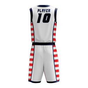 Uniformes de basket-ball sublimés sur mesure de haute qualité, 100% polyester, respirants, à séchage rapide, anti-humidité, confortables - Product Image 3