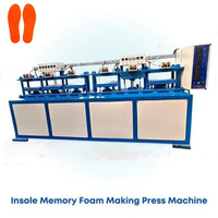Machine de pressage automatique de semelles en mousse à mémoire de forme Technocrat Mouldings, capacité de 60 à 220 paires/heure, 220V/380V, garantie 1 an, pour semelles de chaussures