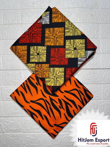 Tissu en coton Ankara imprimé wax africain du Kenya de qualité export, motifs vibrants pour l'artisanat et l'habillement - Product Image 3