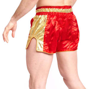 Pantalones Cortos Deportivos de Muay Thai, Pantalones Cortos de Boxeo, Pantalones Cortos de Artes Marciales, Ropa de Entrenamiento Físico, Alta Calidad, 100% Poliéster, Pantalones Cortos de Muay Thai - Product Image 3