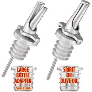 Beccucci Versatori per Bottiglie di Liquore Senza BPA, Lavabili in Lavastoviglie, con Protezione dagli Insetti, Accessori Igienici per Bevande Alcoliche - Product Image 1