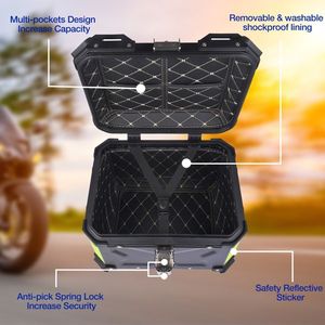 Bauletto Posteriore Impermeabile da 45L per Moto e Scooter - Novità - Product Image 2