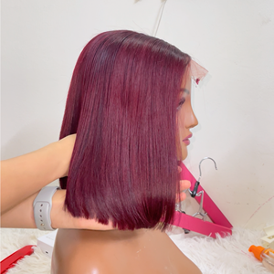 Extensions de cheveux humains Remy vietnamiens non traités Alpha Hair A15, tissage double trame, couleur bordeaux, livraison rapide - Product Image 4