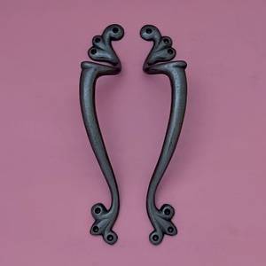Premium <b>Long</b> Modern Iron Cabinet Pull <b>Handle</b> Elegant Decorative Furniture Hardware for Bedroom Living Room Hotel Kitchen Drawers - Product Image 1