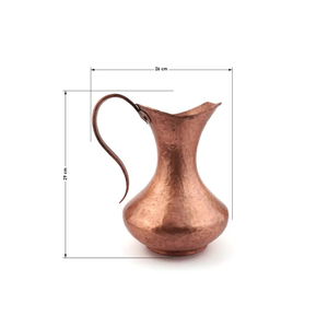 Jarra de cobre turca estilo otomano hecha a mano, precio al por mayor para servicio de bebidas, jarra de diseño único para regalo desde India. - Product Image 3