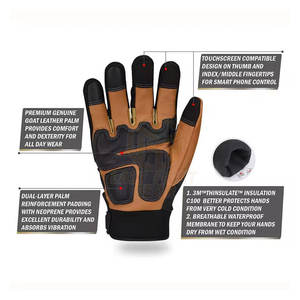 Guantes Mecánicos Resistentes y Ligeros con Costuras Duraderas y Diseño Transpirable - Product Image 6