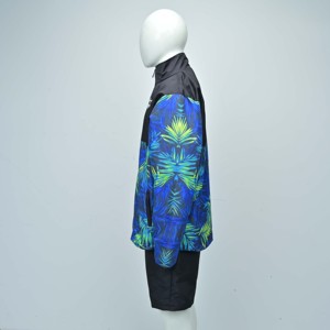 Conjunto de Chaqueta Deportiva para Hombre Sunday Swagger, Estampado Tropical, Manga Larga, Cierre Frontal con Cremallera, Estilo Casual, Ropa Deportiva de Otoño, Cortavientos - Product Image 4