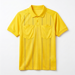Customized Your Own Brand Name Soccer <b>Referee</b> Jersey Professional Manufacture Short Sleeves <b>Referee</b> Jersey For Sale - Product Image 1