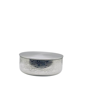 Venta al por mayor: Elegante recipiente de metal de cobre cepillado y latón para velas, con logotipo personalizado, para velas aromáticas de cera de soja, decoración elegante para el hogar. - Product Image 5